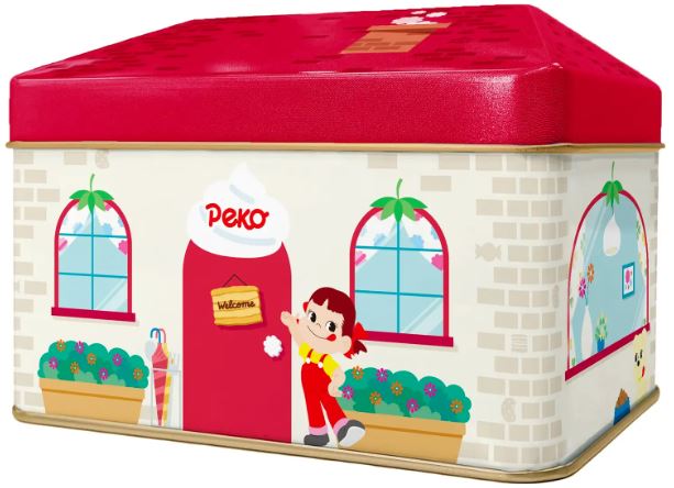 不二家「ペコちゃんのおうち缶」発売、2023“不二家の日”記念、ハート