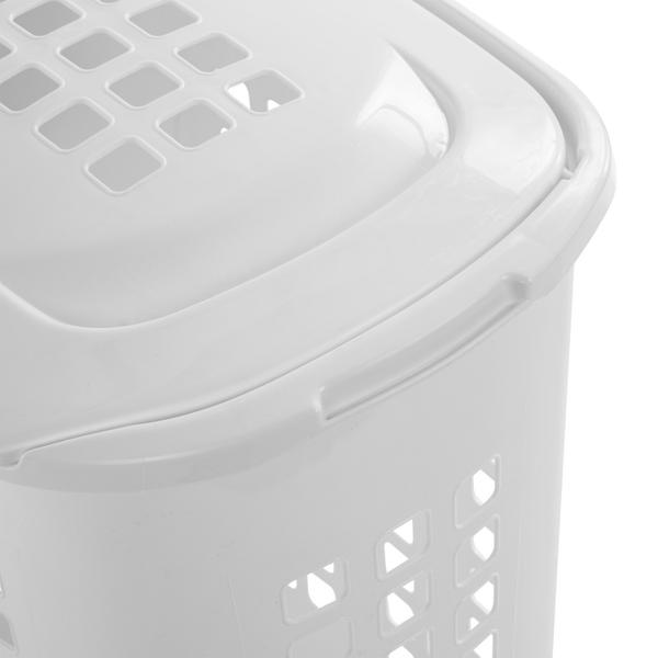 Sterilite 1221 - 2.3 Bushel LiftTop Laundry Hamper White 12218004
