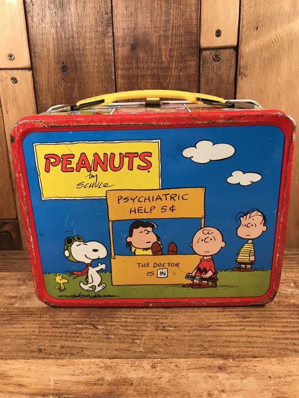 Thermos Peanuts Snoopy Metal Lunch Box スヌーピー ビンテージ