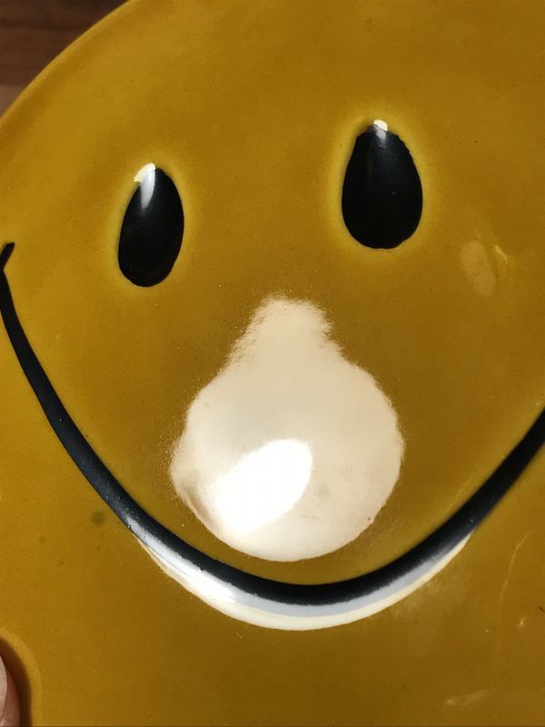 Smile Face “Have a Happy Day” Ceramic Coin Bank スマイルフェイス