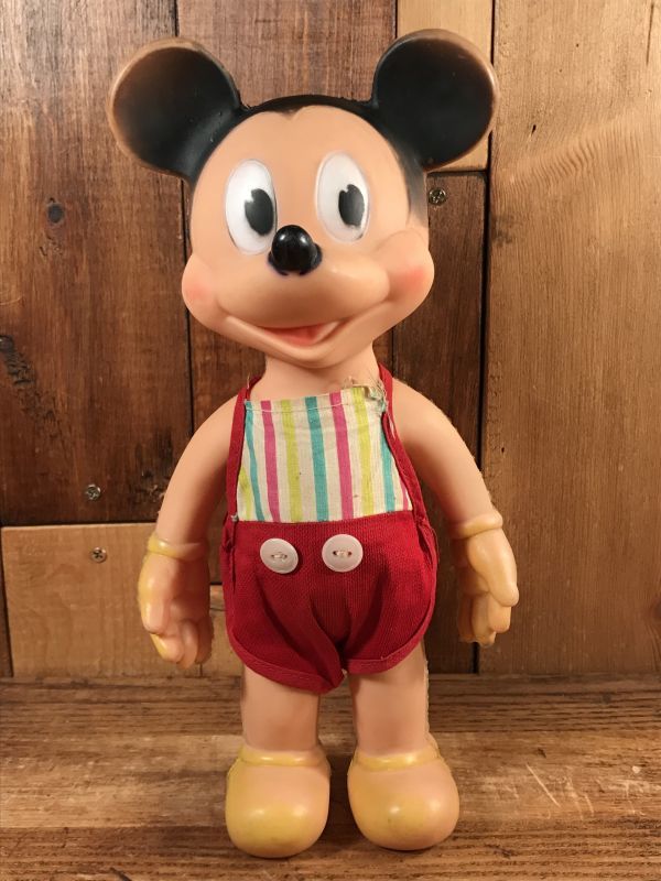 The Sun Rubber Mickey Mouse Squeeze Doll ミッキーマウス ビンテージ