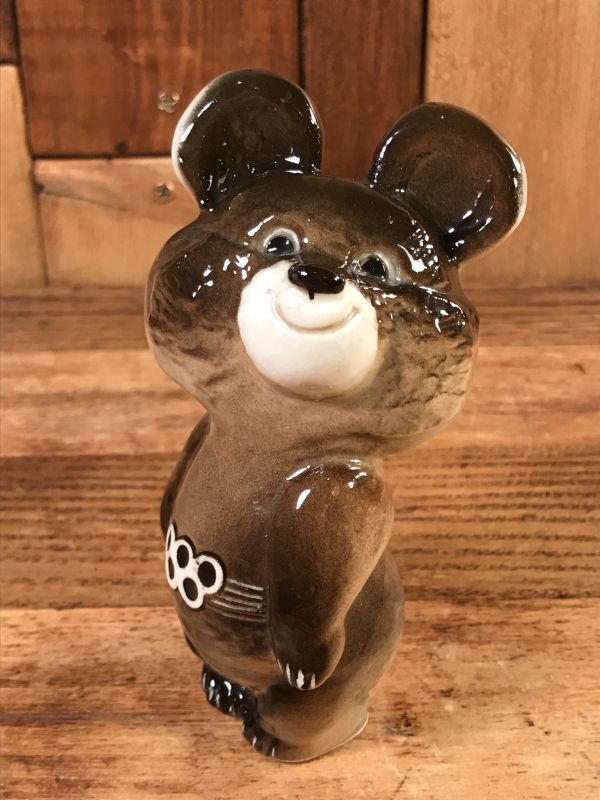 Olympics in Moscow “Misha Bear” Ceramic Doll こぐまのミーシャ