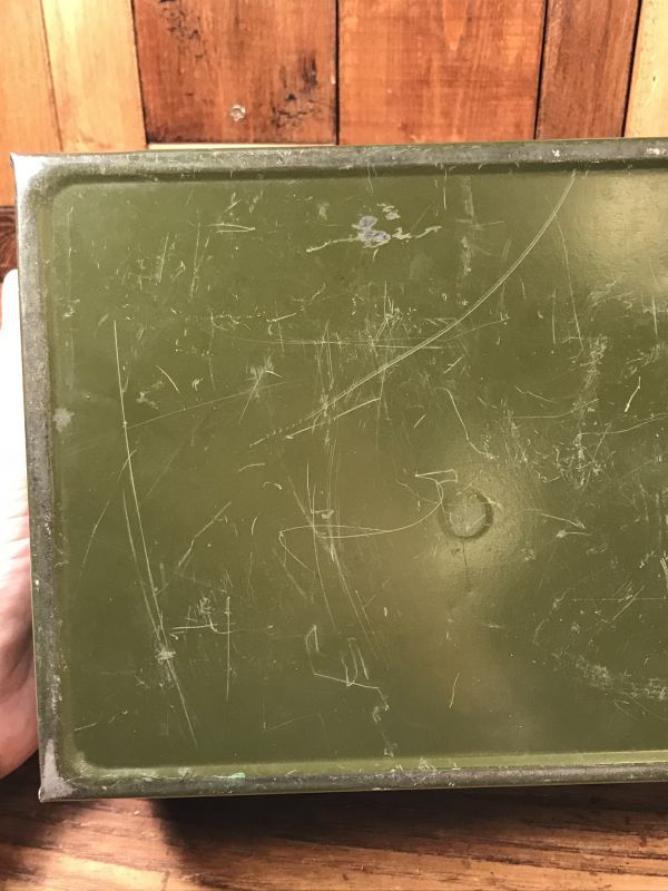 Union Utility Chest Army Green Metal Tool Box ユニオン