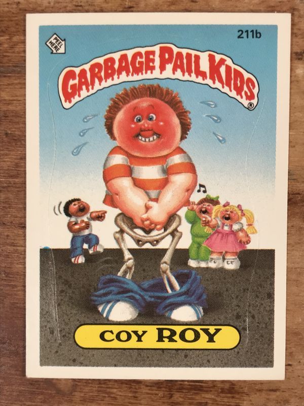 Topps Garbage Pail Kids “Coy Roy” Sticker Card 211b ガーベッジ