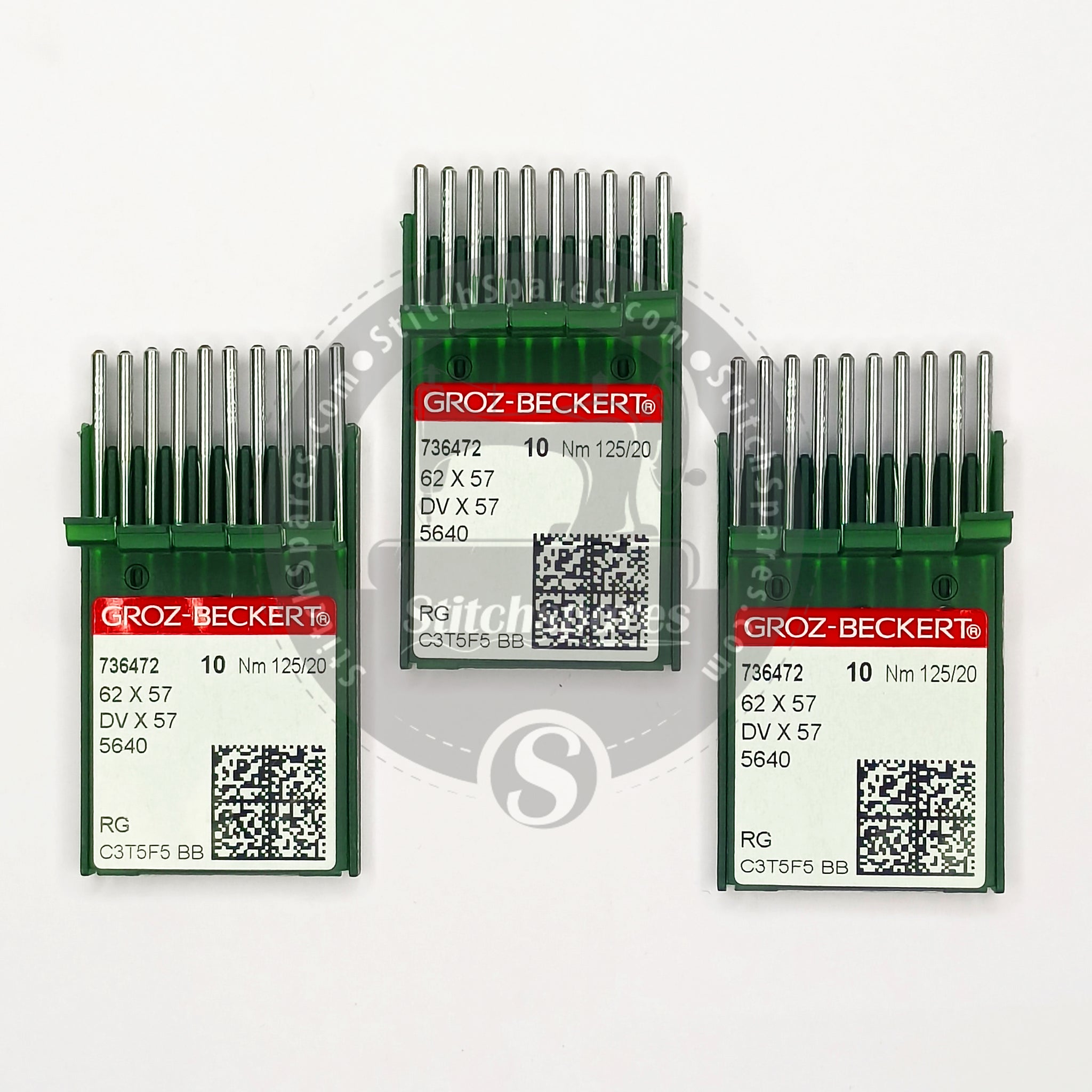 736472 62 X 57 DV X 57 Nm 125/20 RG Groz Beckert Sewing Machine