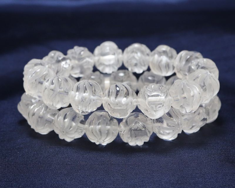 ブレス 九尾の狐 13mm 水晶 幸福 金運 運気 癒し 天然石 品番