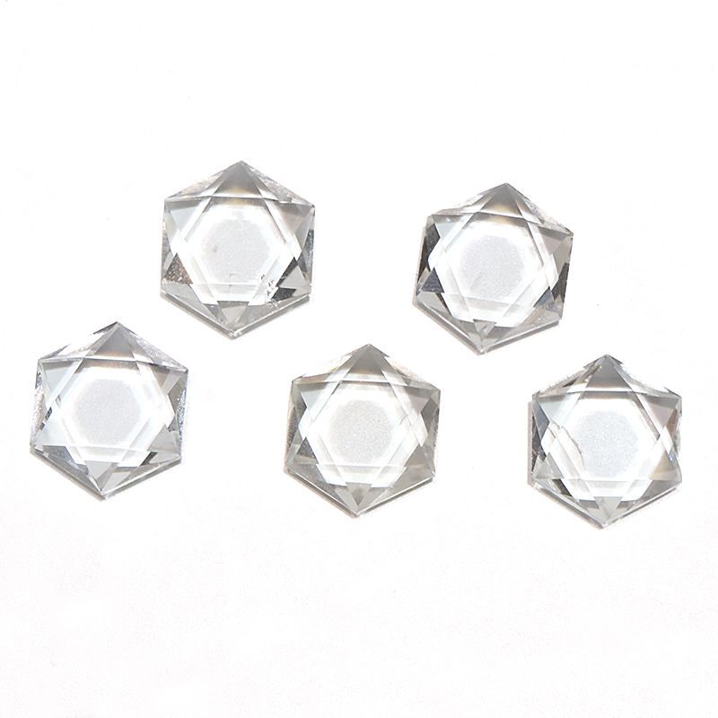 ペンダントトップ 水晶 六芒星 （穴なし） ブラジル産 クォーツ 浄化