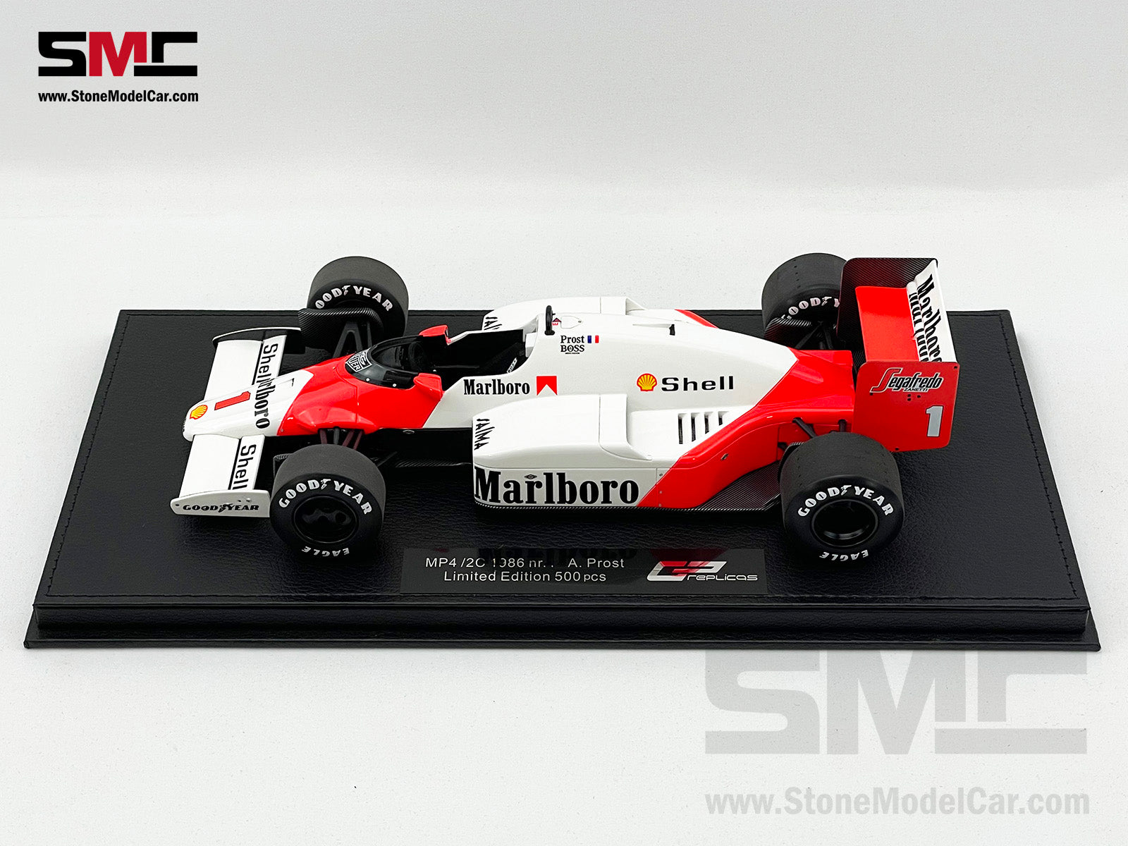 Mclaren MP4/2C F1 #2 Alain Prost 1986 World Champion 1:18 GP