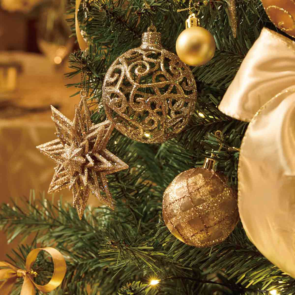 オーナメントセット】Abete 高さ180cm クリスマスツリー+オーナメント