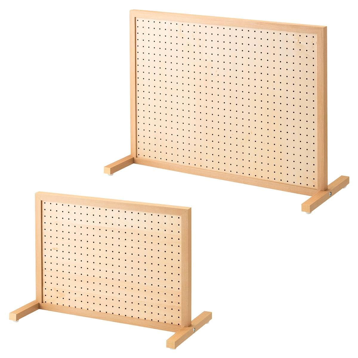 卓上両面有孔パネルスタンド シナ〔ストエキオリジナル〕 幅60×高