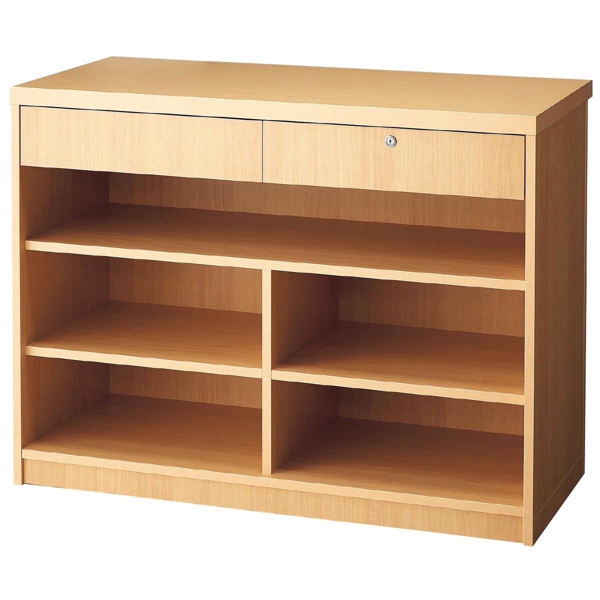 木製カウンター 幅120×高さ90cm〔ストエキオリジナル〕 レジカウンター