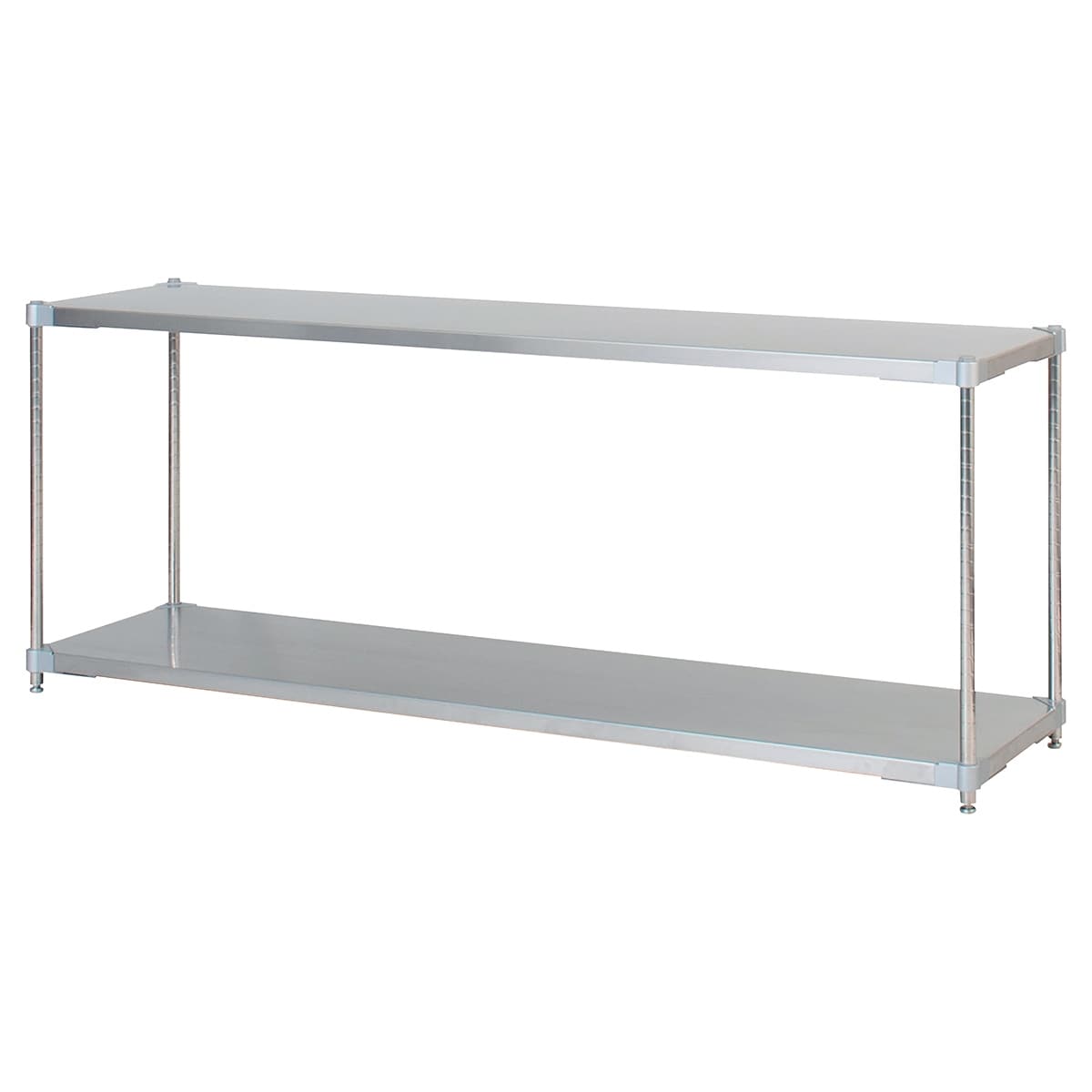 ステンレスシェルフラック 幅182.3cm〔ストエキオリジナル〕 2段(高さ