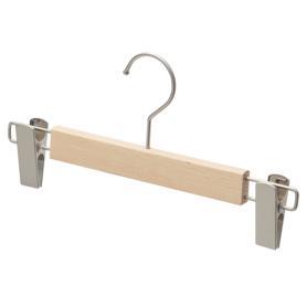 木製ハンガー(ブナ材)湾曲型 木地〔ストエキオリジナル〕 幅38cm