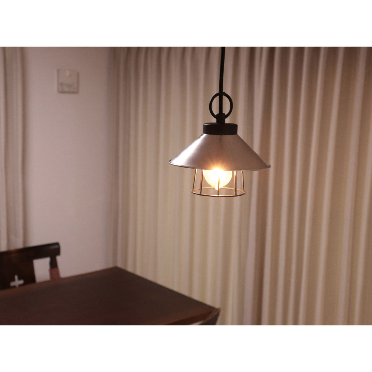 レトロペンダントライト(配線ダクト用) 〆付けブラックガードアルミP5S