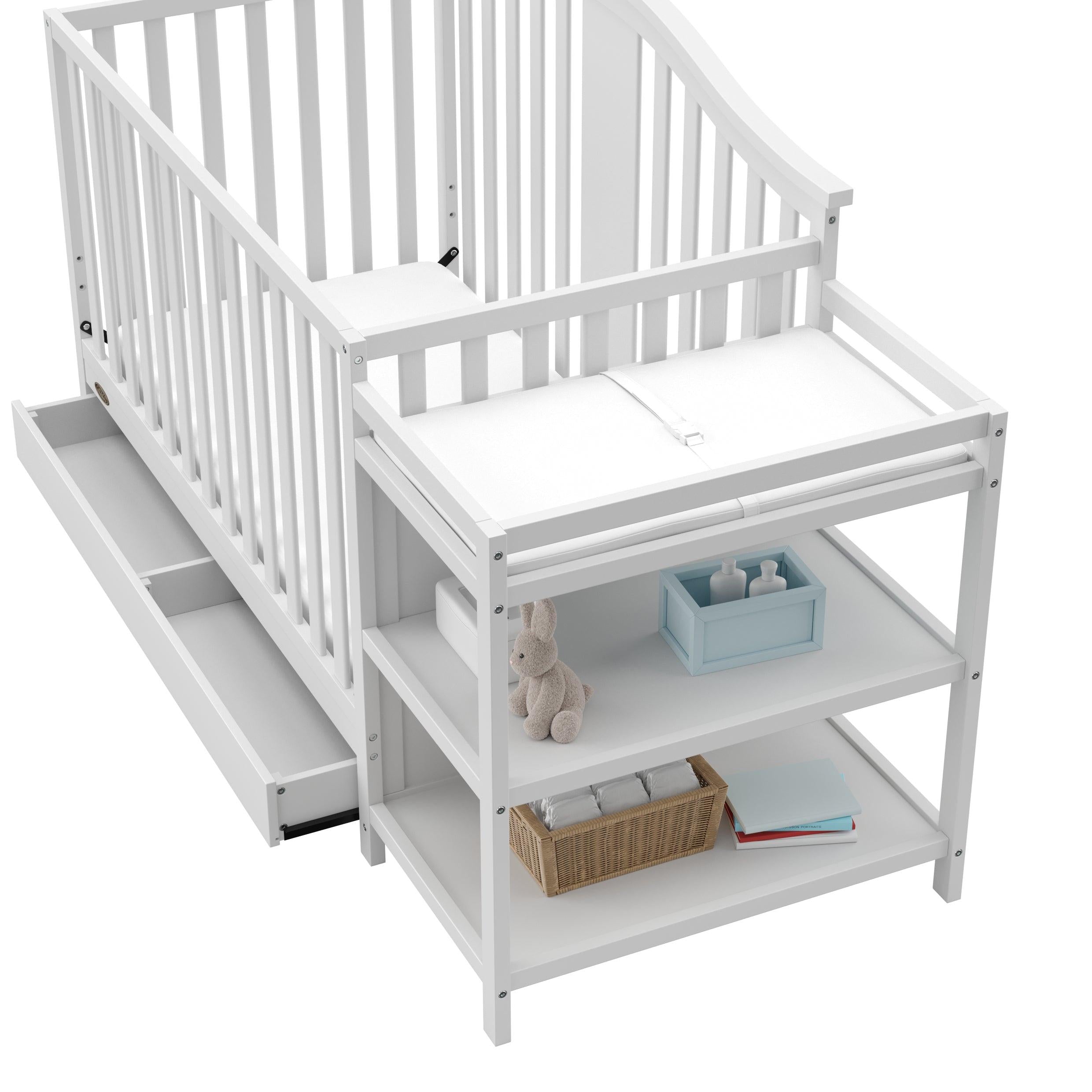 Graco® Solano® 4-in-1 Convertible Crib & Changer with Drawer