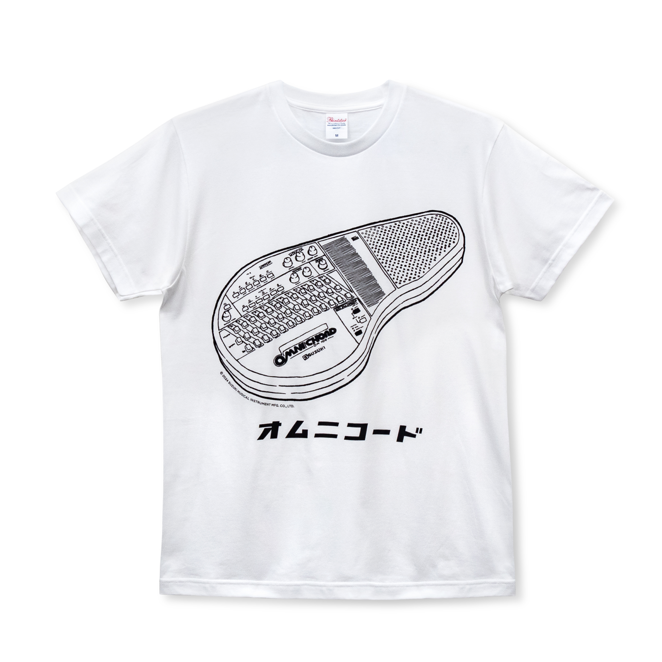オムニコードTシャツ/ホワイト OM-T | 鈴木楽器製作所