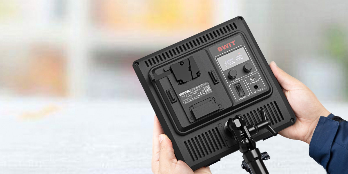 40W Ultra Portable Bi-color Panel Light-Panel-SWIT Global Website