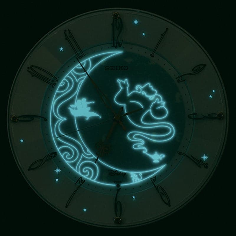 SEIKO セイコー 大人 ディズニー アラジン 電波掛け時計 FS512C – 正美