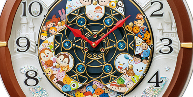 SEIKO セイコー ディズニー ツムツム キャラクターからくり掛け時計