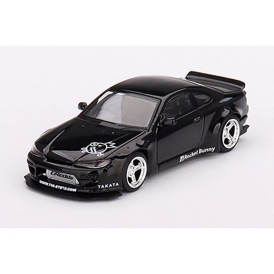 MINI GT 1/64 Rocket Bunny Nissan シルビア(S15) ブラックパール(右