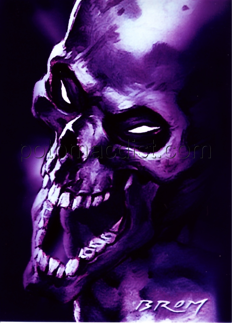 Ultra Pro Std. Deck Prot. - Brom(Purp. Skull) | Potomac Distribution