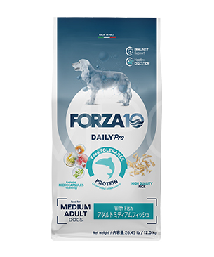 フォルツァ10 DOG デイリープロ アダルトミディアム フィッシュ 12kg