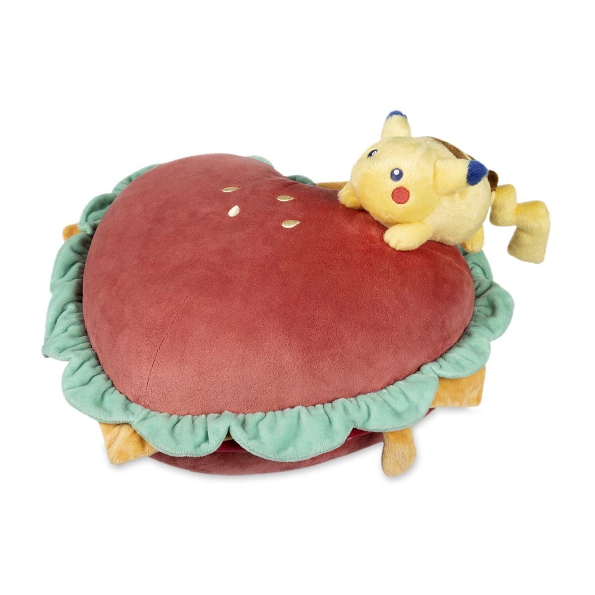 Pikachu Sweetheart Diner Plush Cushion - 6 ¼ In. | Pokémon Center