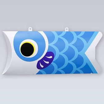 鯉のぼりPOP（青）(BU(青)): タイトルポップ｜販促物・販促通販の【POP