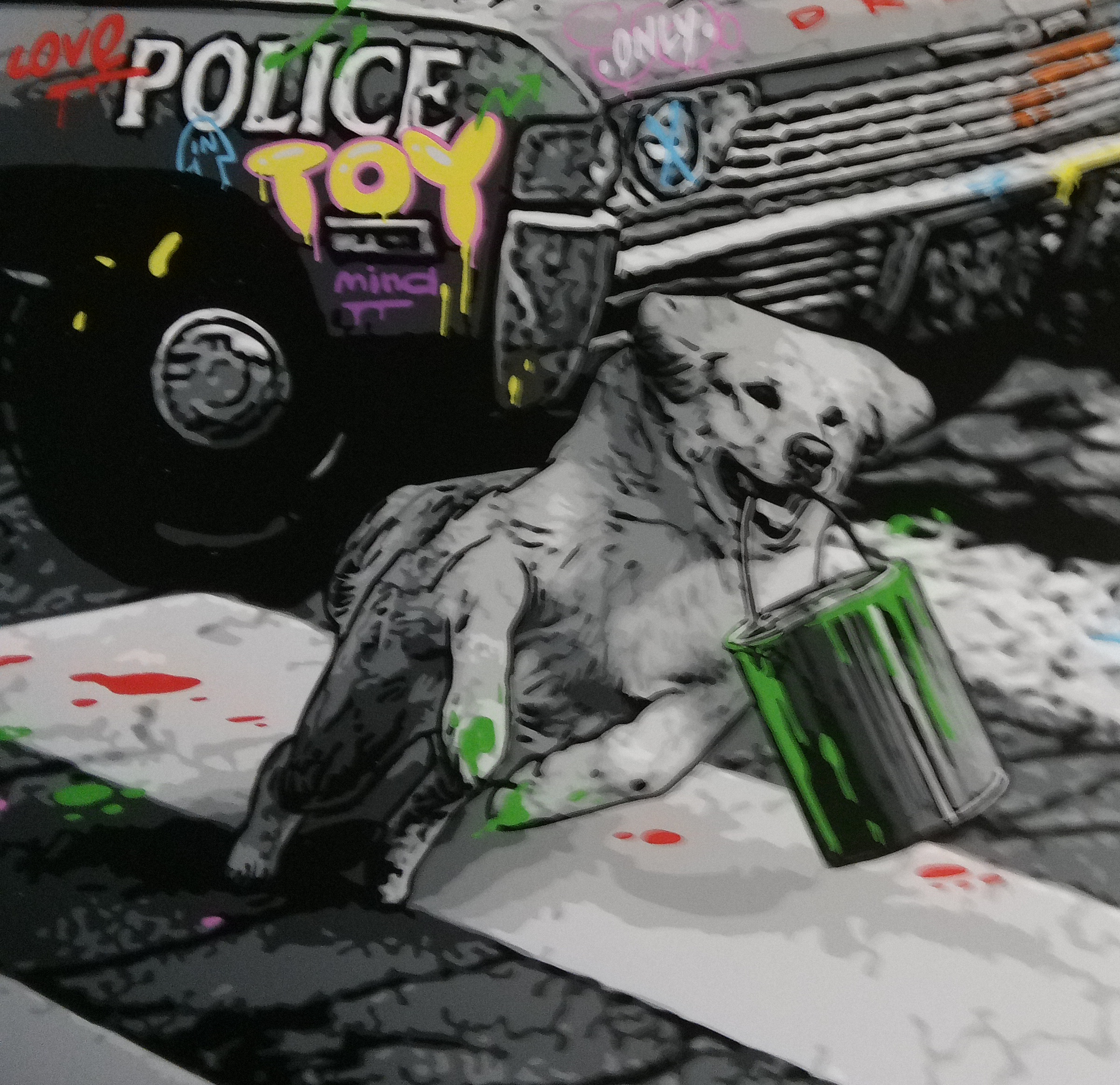 Roamcouch The Chase Screen Print xx/100 signed – Posterflip.com