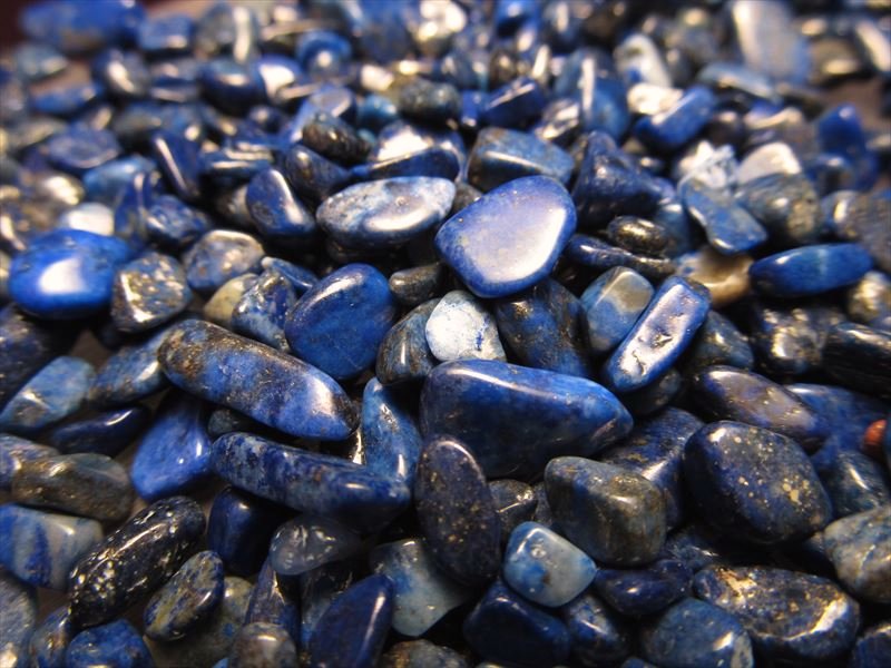 ◇つやつや！極上◇幸運を呼び寄せる石◇艶々ラピスラズリ【青金石