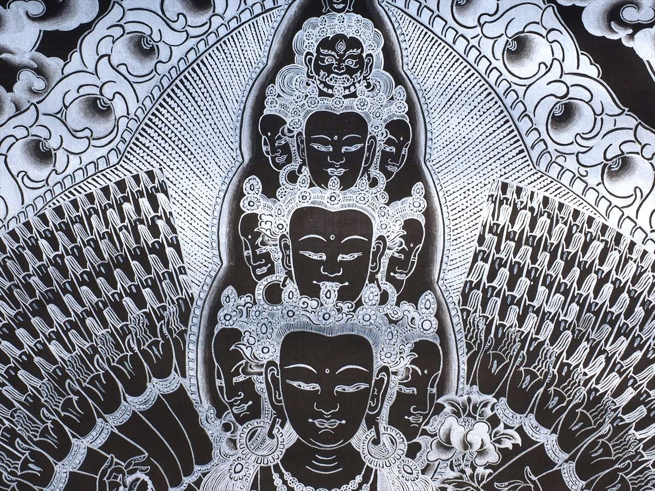 ◇貴重な本物・曼荼羅（マンダラ）◇手書きの精密画◇1点物◇チベット