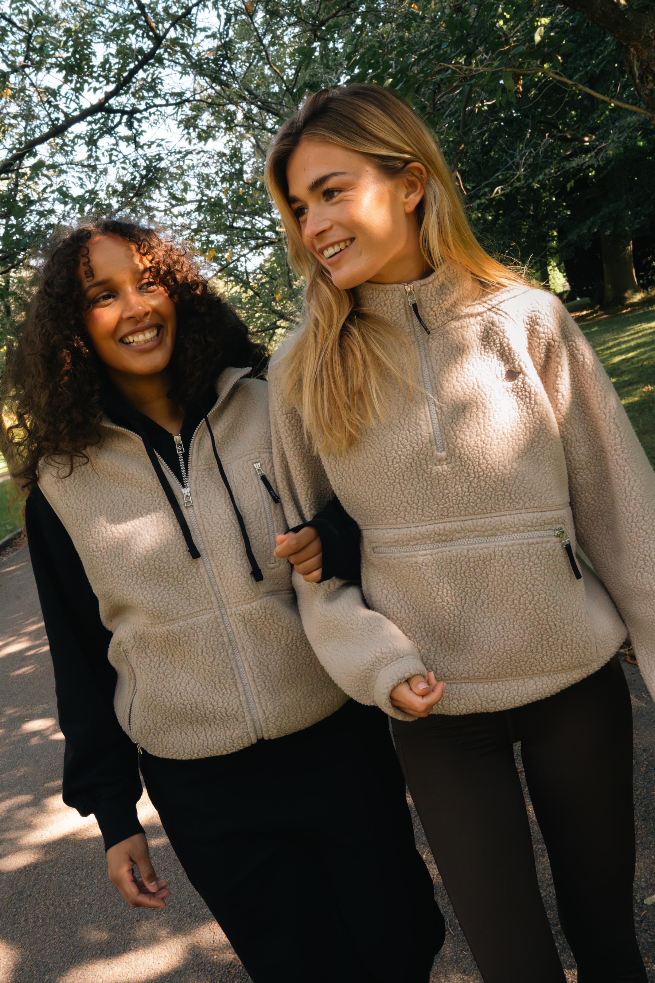 Shelter1 Teddy Half Zip - Beige - Planet Nusa