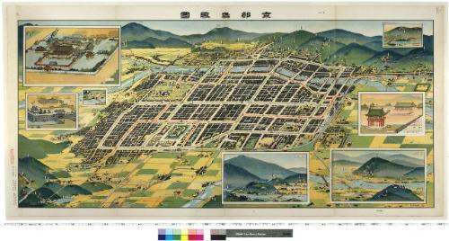デジタル展覧会「京の鳥瞰図絵師 吉田初三郎」鳥瞰図／京都府ホームページ