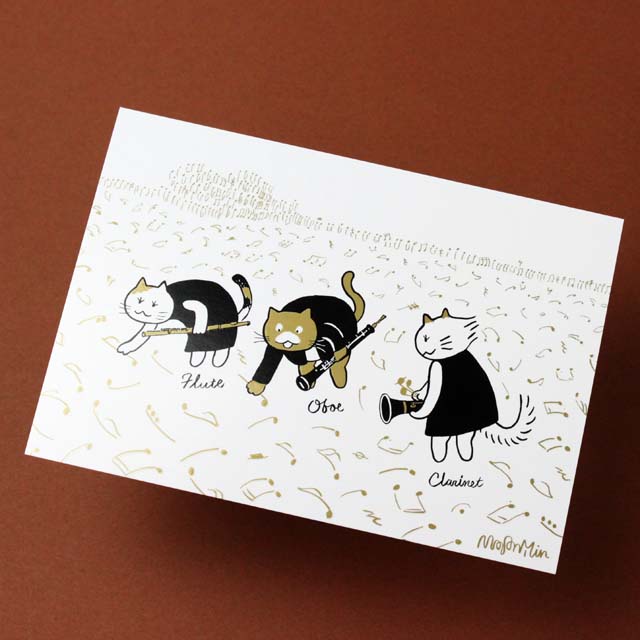 Classic Cat 絵葉書 《恵みの秋 Wood Winds》 100244 音楽雑貨