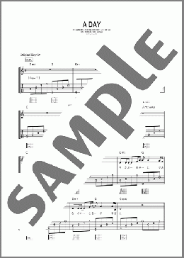 楽譜一覧】A DAY 矢沢 永吉 - ヤマハ「ぷりんと楽譜」