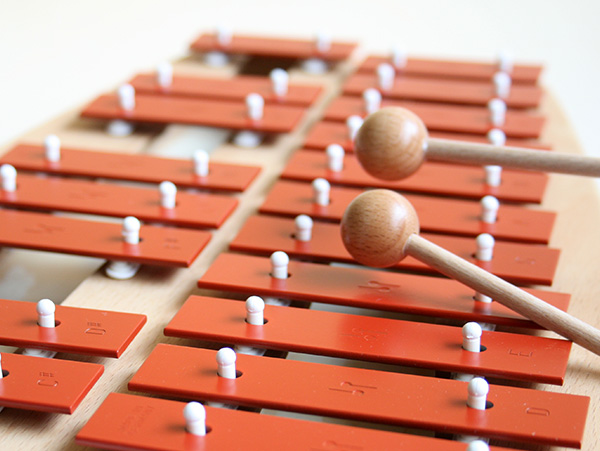 木のおもちゃ カルテット / 二段メタルフォン NG30｜ゾノア社 ドイツ