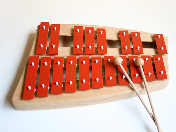 木のおもちゃ カルテット / 二段メタルフォン NG30｜ゾノア社 ドイツ