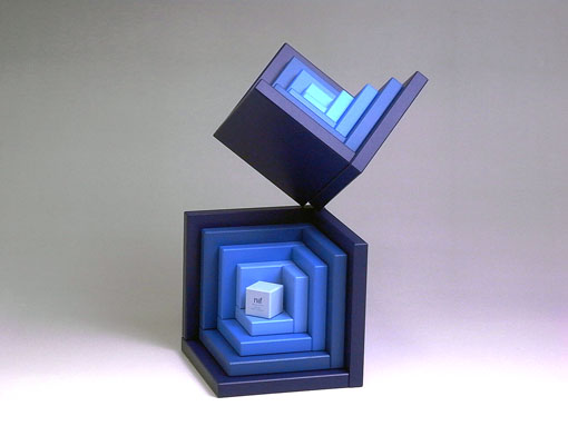 木のおもちゃ カルテット / ネフ社 セラ【青】｜スイス・naef社 積み木