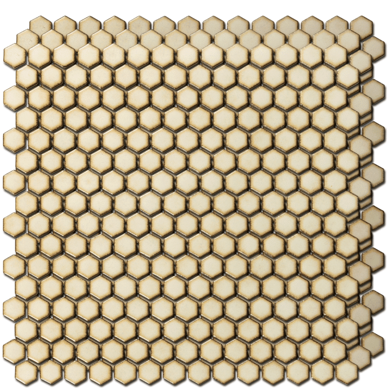 ハニカムタイル 渋アイボリー（ケース） | WL-TL016-02-G141