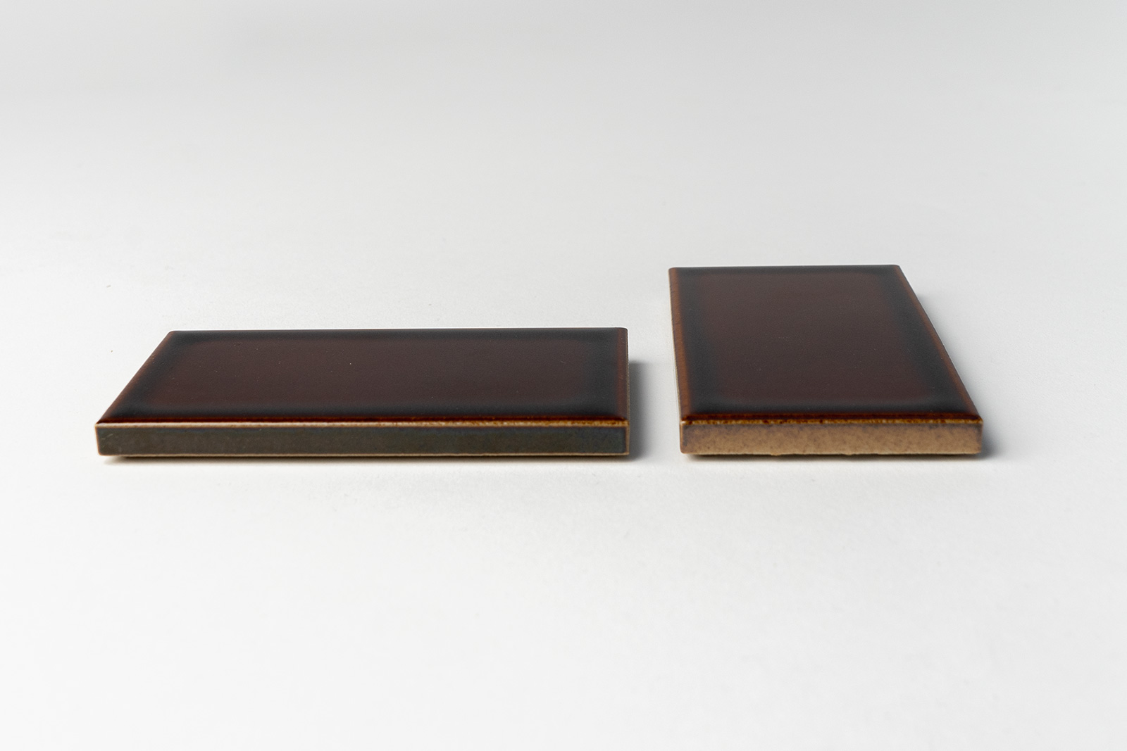 レトロエイジタイル ブラウン 小口平（バラ売り） | WL-TL014-06P-G141