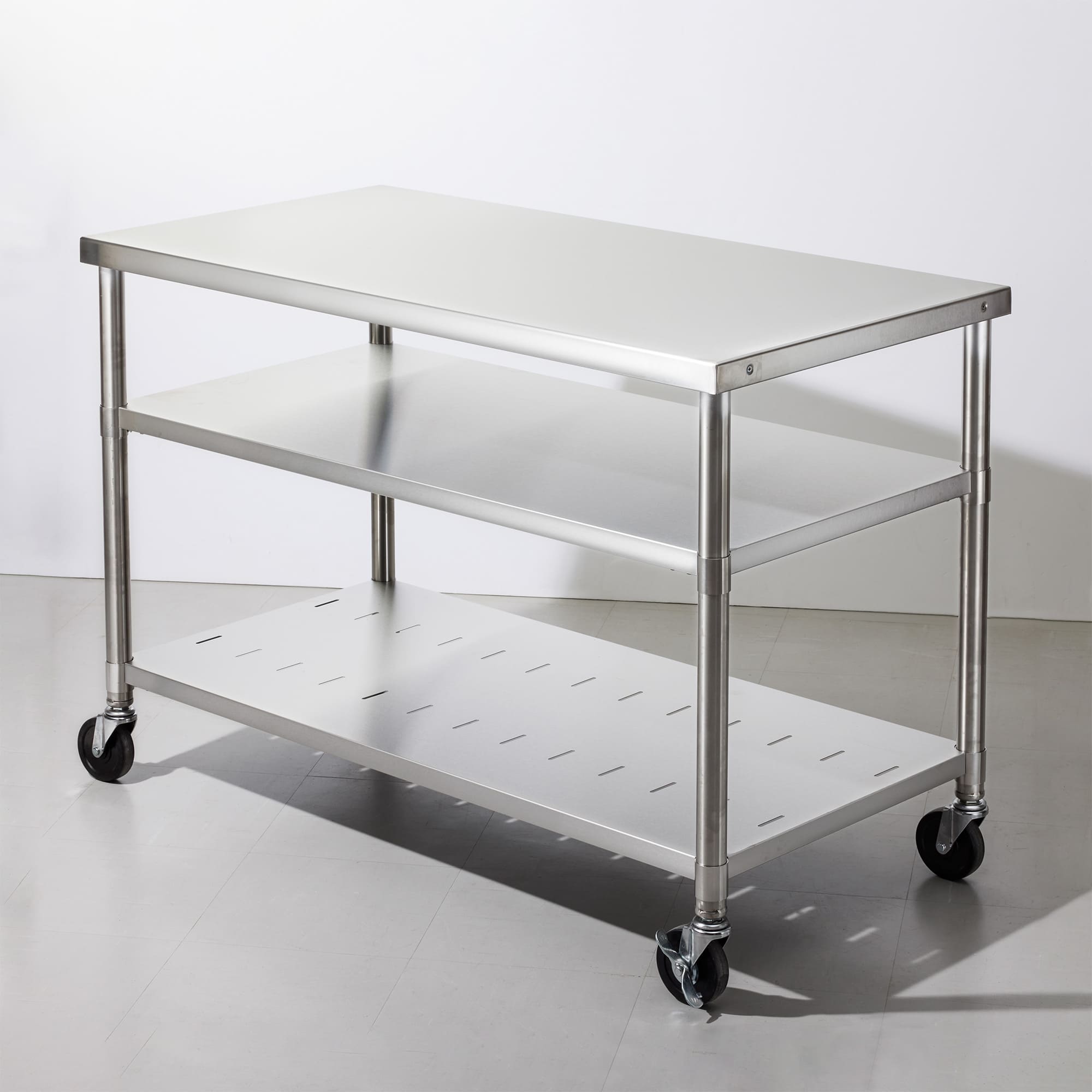 業務用キッチン 移動台 D450 サイズオーダー | KB-KC025-12-G239