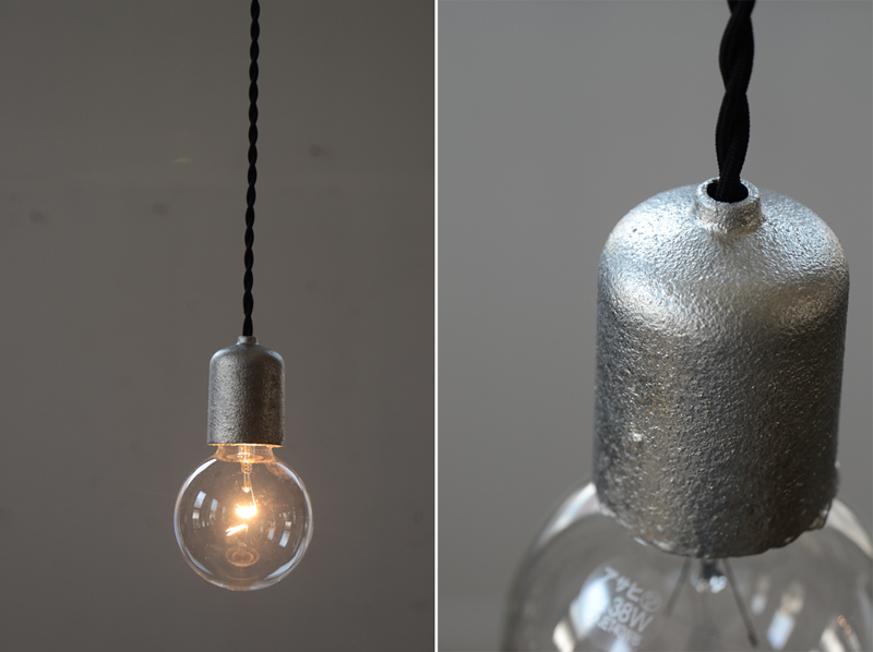 ソケットランプ METAL 亜鉛 | LT-PD006-01-G035 | ペンダント