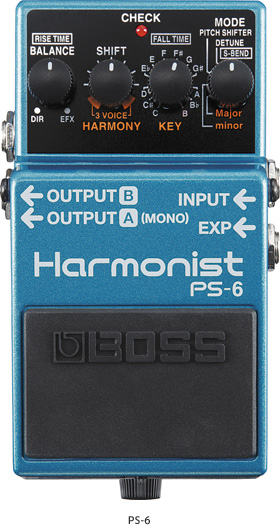 BOSSコンパクト・エフェクターに、新開発の歪み系、3ボイス