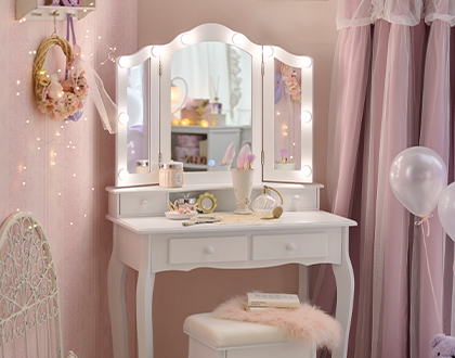 ドレッサー・化粧台｜かわいいお姫様系インテリア家具・雑貨の通販