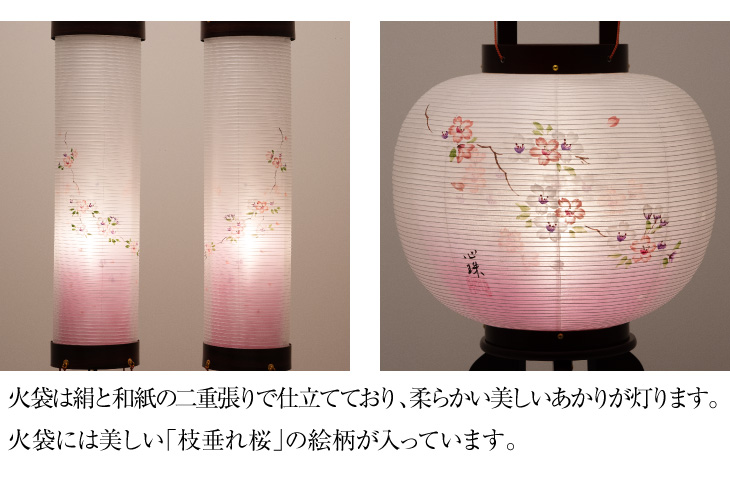 楽天市場】【盆提灯 セット】 住吉行灯セット 対柄 住吉提灯7番 大内