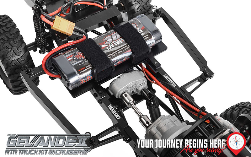 RC4WD Gelande II RTR Truck w/Cruiser Body Set (Red)-Z-RTR004