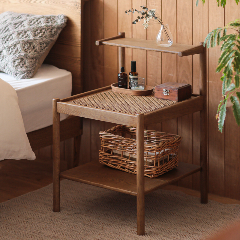 ナイトテーブル RattanMix／BR ｜家具・インテリア通販 Re:CENO(リセノ)