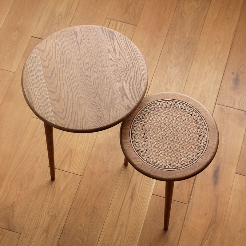 ネストテーブル RattanMix／BR ｜家具・インテリア通販 Re:CENO(リセノ)