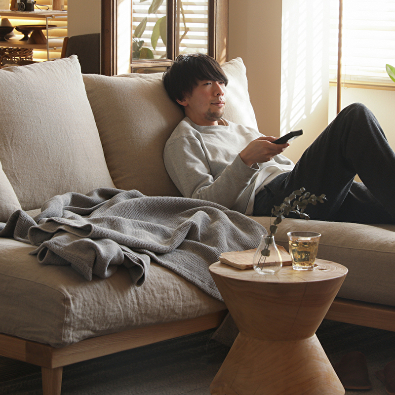 コンパクトなカウチソファーをお探しの方へAGRA・rect・culumのBタイプ