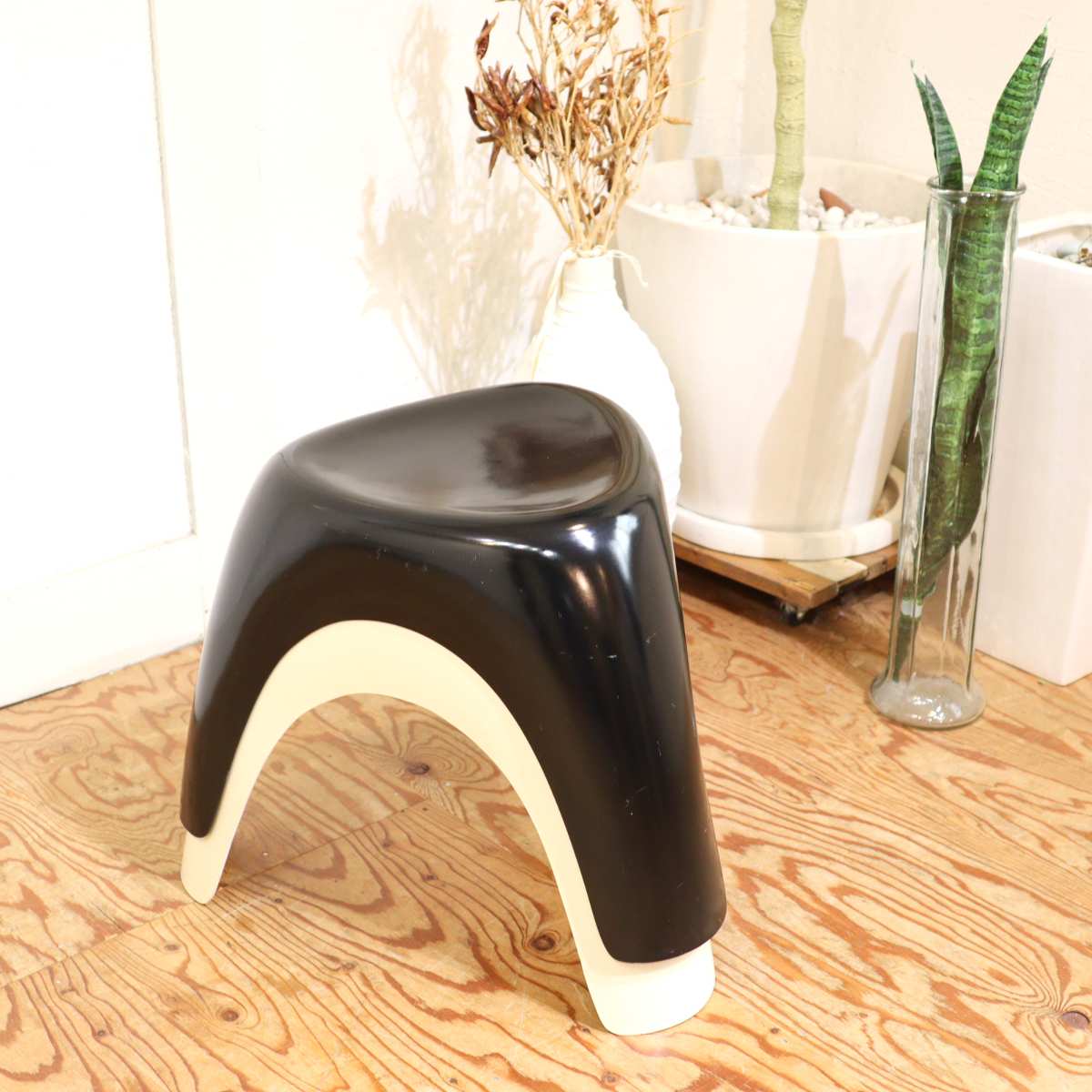 ハビタ / habitat エレファントスツール ブラック 柳宗理 ミッド
